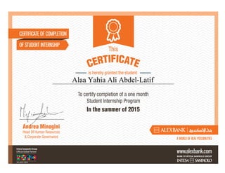 Alaa Yahia Ali Abdel-Latif
 