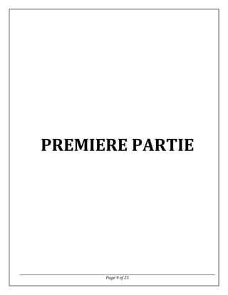 Page 9 of 25
PREMIERE PARTIE
 