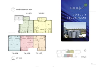 10
LEVEL 7-8
FLO OR PLANS
- A p a r t m e n t s -
 