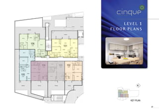 08
LEVEL 1
FLO OR PLANS
- A p a r t m e n t s -
 