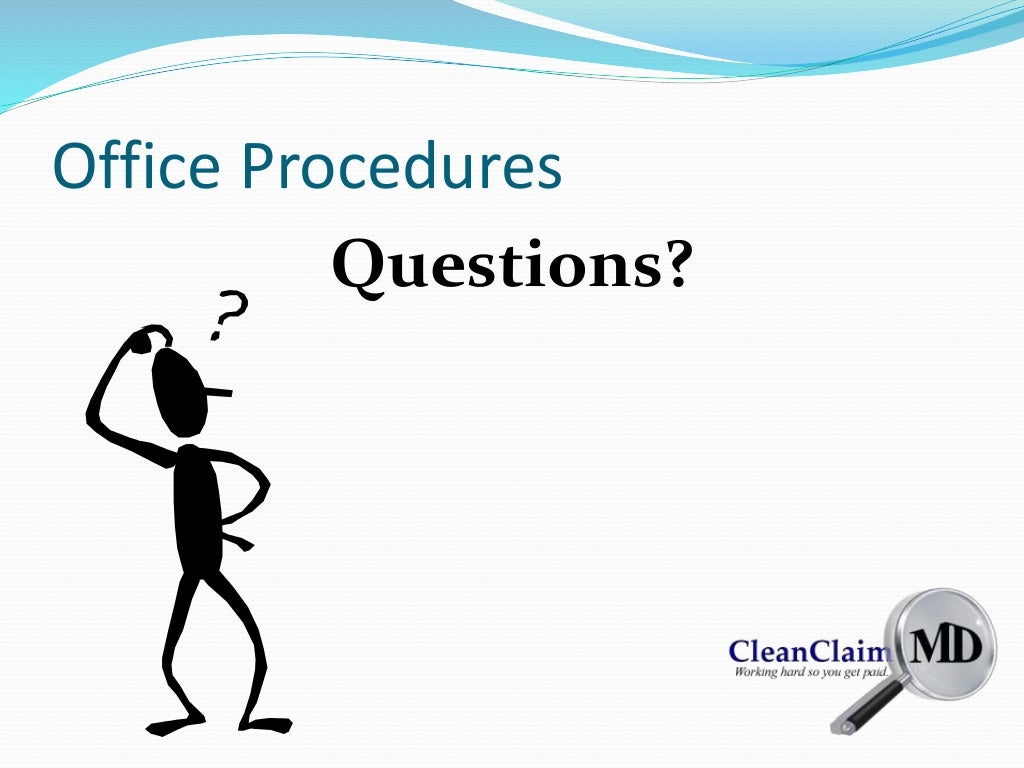front office procedures