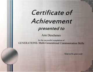 Multi-Generational Communication Skills