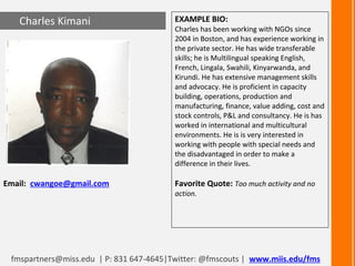 Charles Kimani Bio-3 | PDF