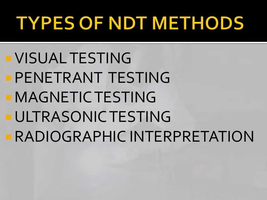 NDT Methods Ready