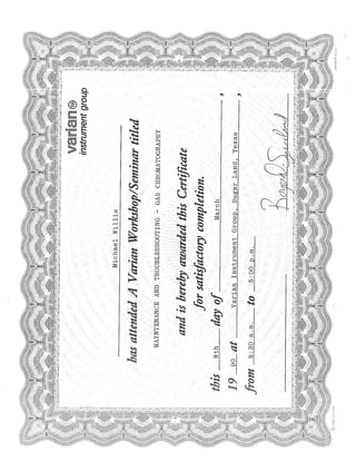 Certificate & Award