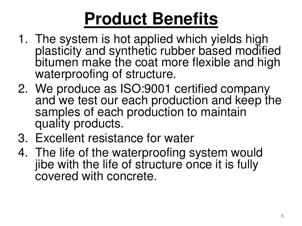 PROPOSAL FOR HY GRIP WATERPROOFING MEMBRANE FOR NISHAT JSC WORKING
