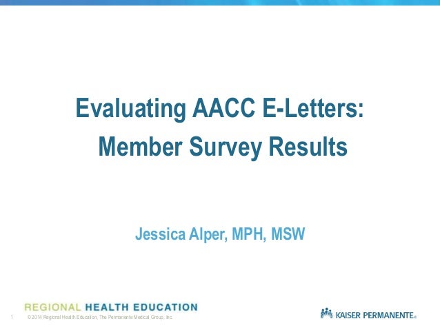 aacc e letter survey data analysis ja survey letters