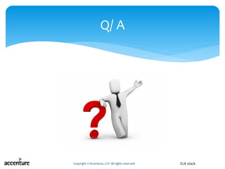 Copyright © Accenture, LLP. All rights reserved.
Q/ A
ELK stack
 