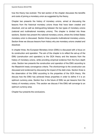 OPTIMUM CURRENCY AREA | PDF