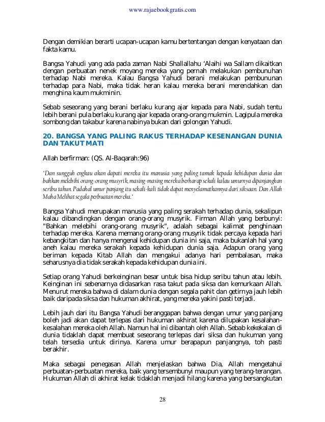 Ayat Tentang Tanggapan Allah Untuk Orang Yahudi Ayat Quran