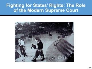 14 
Fighting for States’ Rights: The Role 
of the Modern Supreme Court 
 
