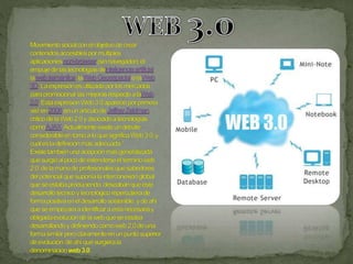 WEB 1.0 2.0  3.0