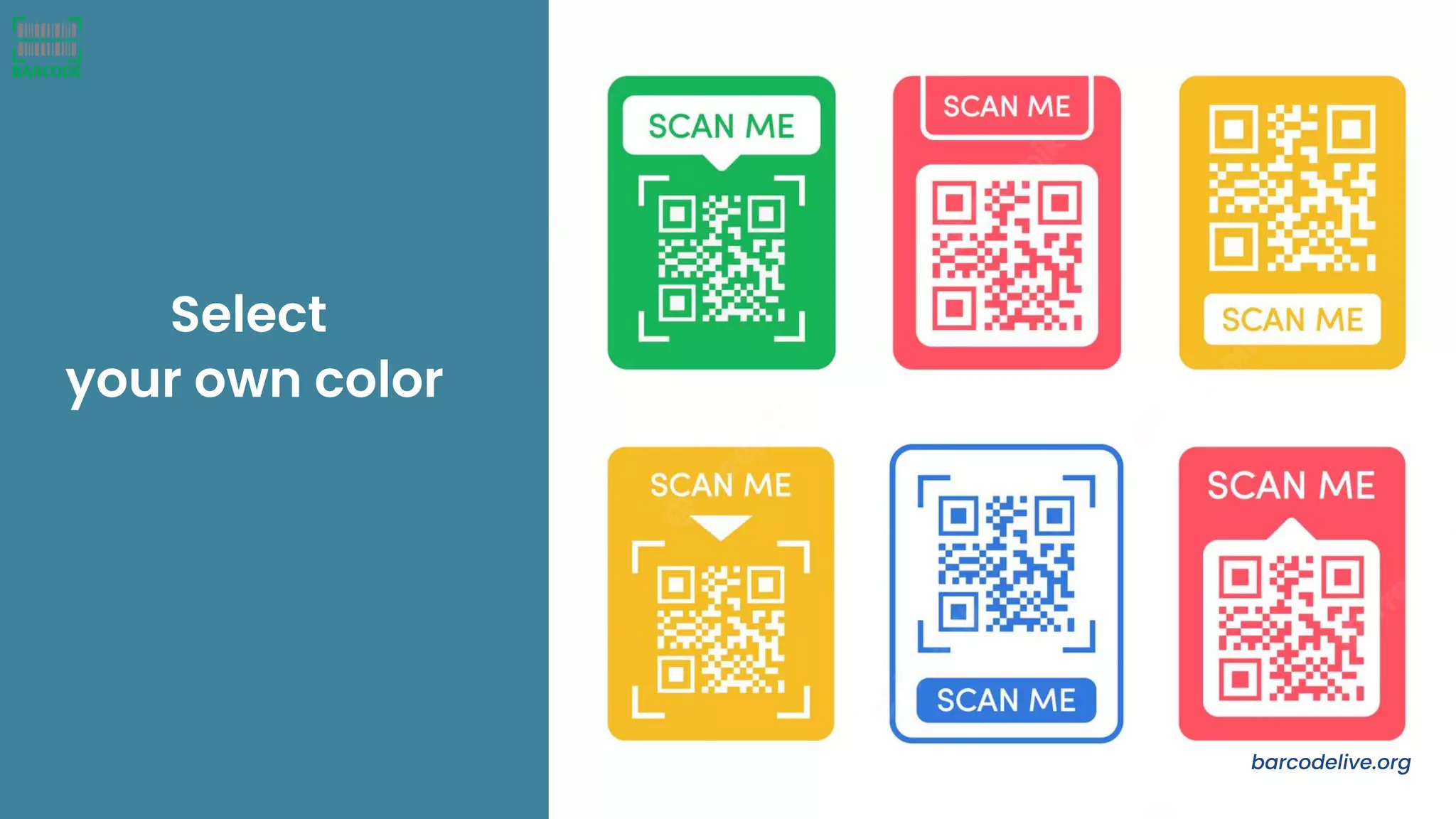 Select
your own color
barcodelive.org
 