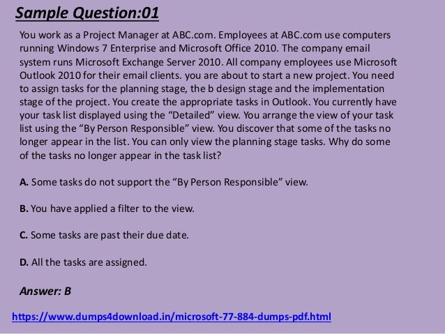 June 77 884 Exam Real Questions Microsoft 77 884 Exam - 