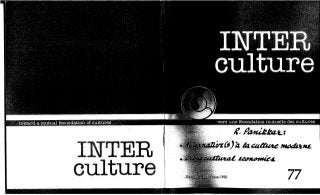 77 alternative(s) à la culture moderne. (textes fr. et angl.) r. panikkar. (document à télécharger en format pdf, 2,6 mb)