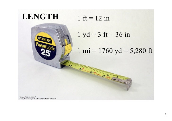 7.7 Changing Customary Units