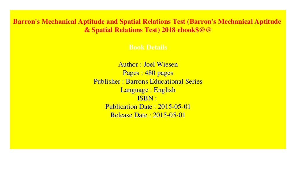 book-barron-s-mechanical-aptitude-and-spatial-relations-test-pdf-fi