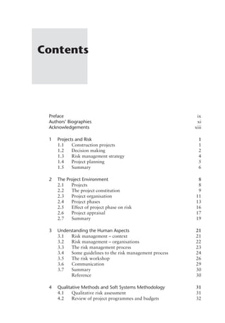 Managing Risk in Construction Projects 3rd Edition Nigel J. Smith | PDF
