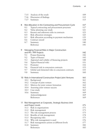 Managing Risk in Construction Projects 3rd Edition Nigel J. Smith | PDF