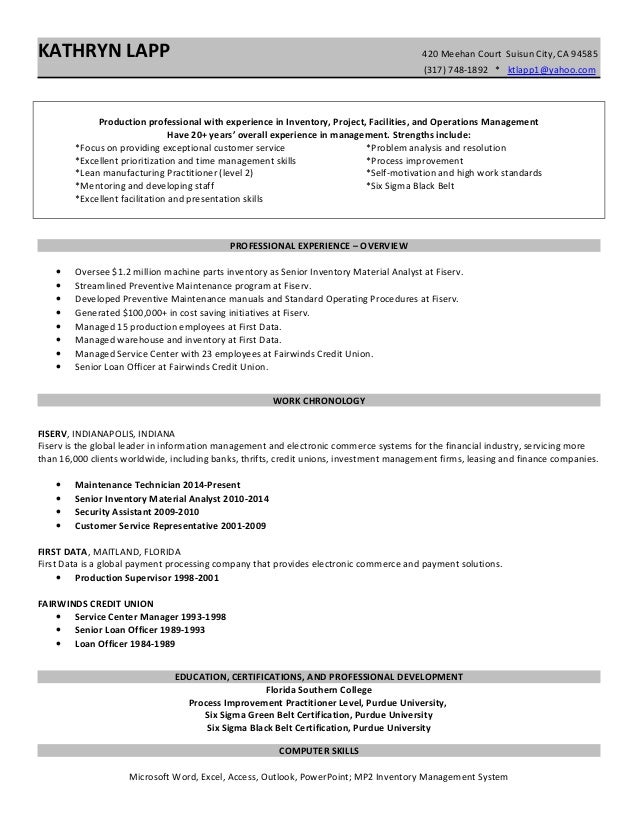 Fairwinds Customer Service >> 2016 Resume 1 Fairwinds Customer Service >> 2016 Resume 1