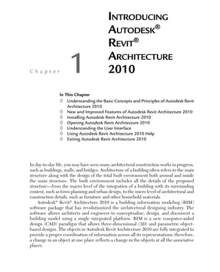 Revit Concept Autodesk Revit Architecture 2010 in Practice 1st Edition Kogent Inc. | PDF