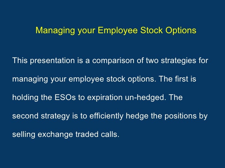 Employee stock options shares