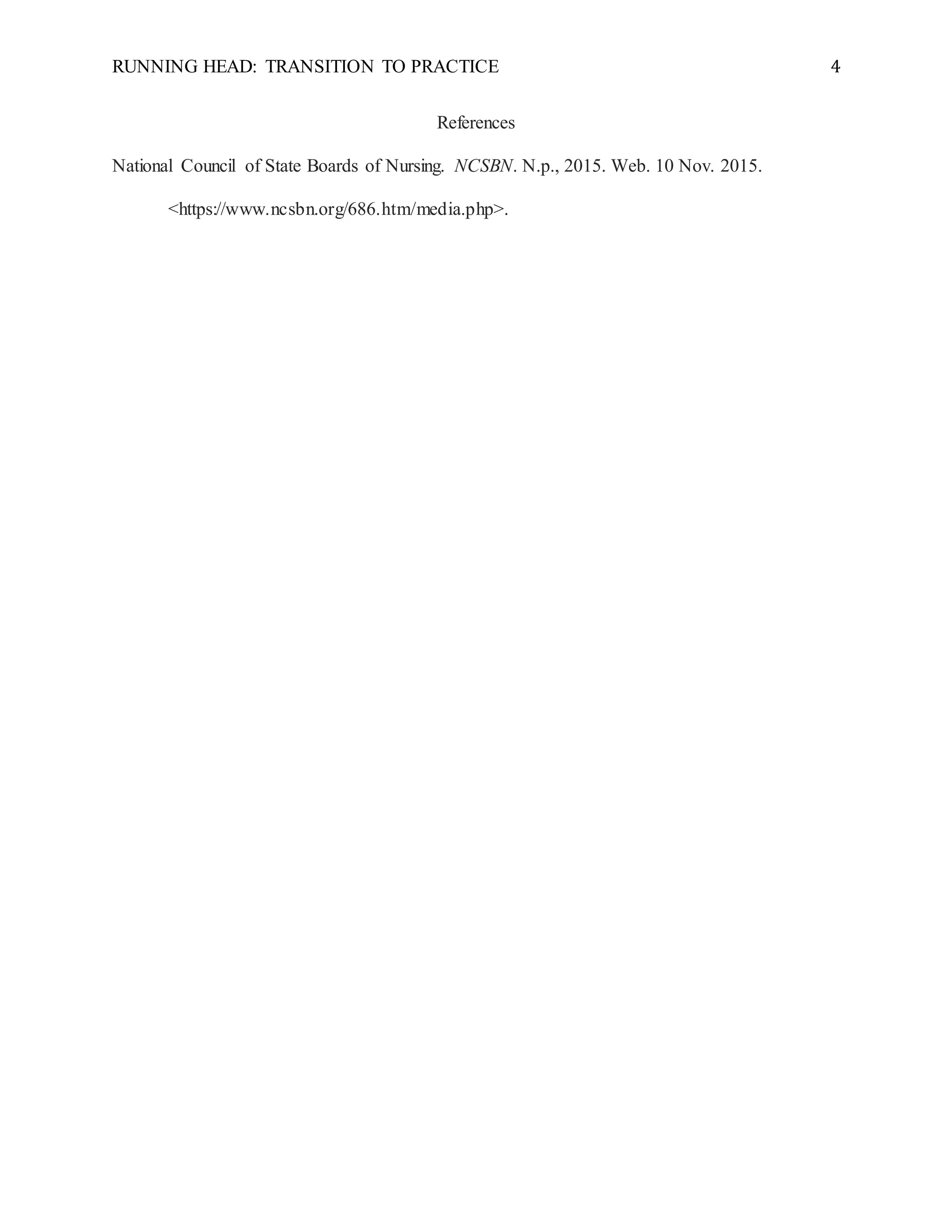 Transition To Practice Pdf