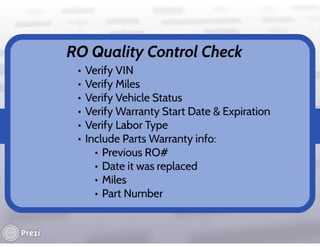 Using VMI to Increase CSI | PDF