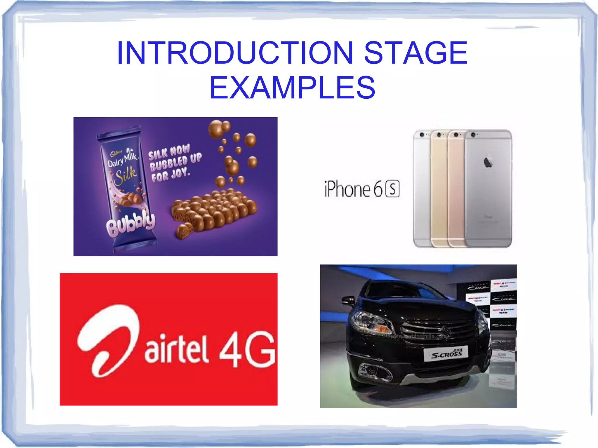 INTRODUCTION STAGE
EXAMPLES
 