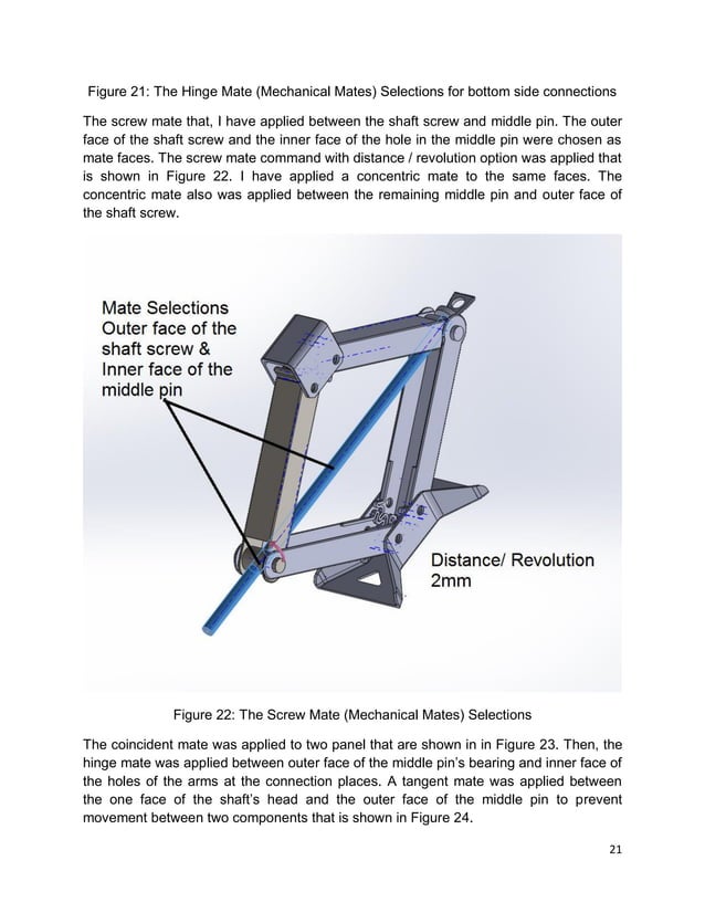 Final Project_ Design and FEM Analysis of Scissor Jack | PDF ...