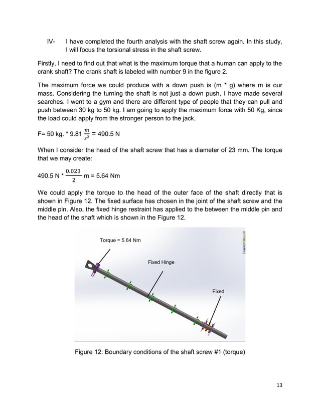 Final Project_ Design and FEM Analysis of Scissor Jack PDF
