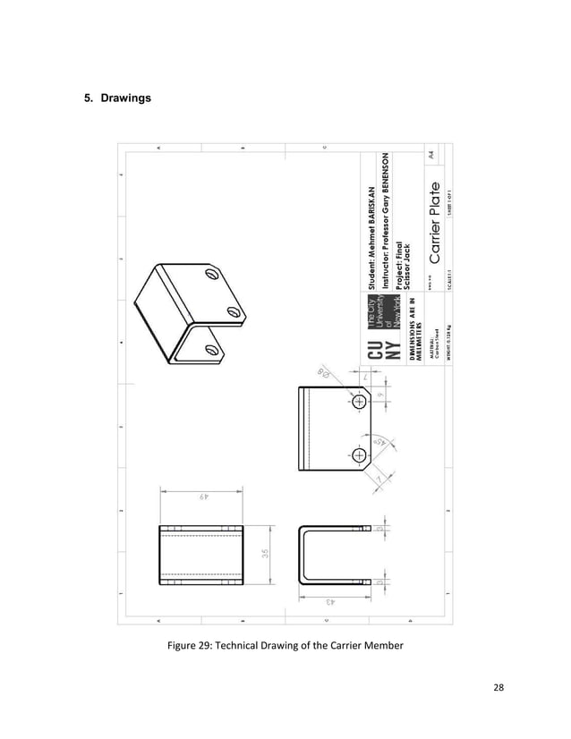 Final Project_ Design and FEM Analysis of Scissor Jack PDF