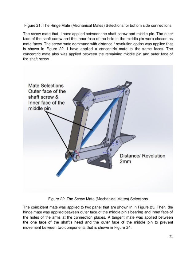 Final Project_ Design and FEM Analysis of Scissor Jack