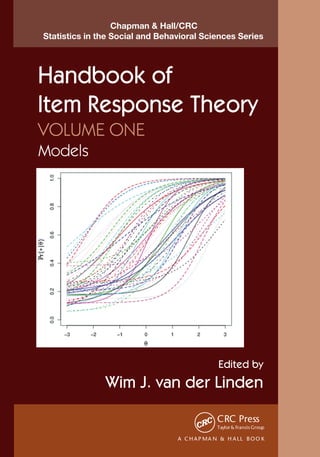 Handbook of item response theory volume one models 1st Edition Wim J ...