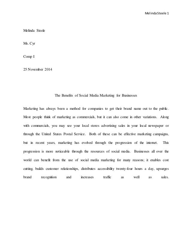 Example of research essay