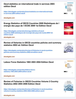 Energy Statistics of OECD Countries 2000 2001 2003 Edition Oecd | PDF