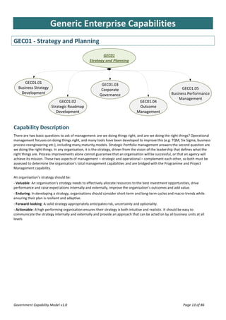 Government Capability Model v1.0 | PDF