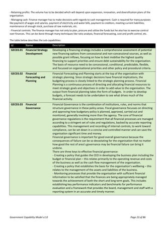 Government Capability Model v1.0 | PDF