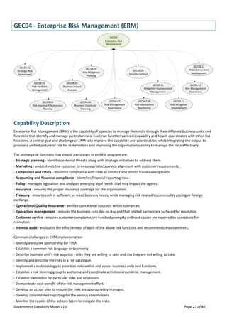 Government Capability Model v1.0 | PDF