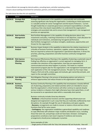 Government Capability Model v1.0 | PDF
