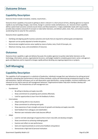 Government Capability Model v1.0 | PDF