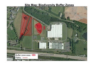 Site Map: Biodiversity Buffer Zones
Buffer zone area:
Paths:
 