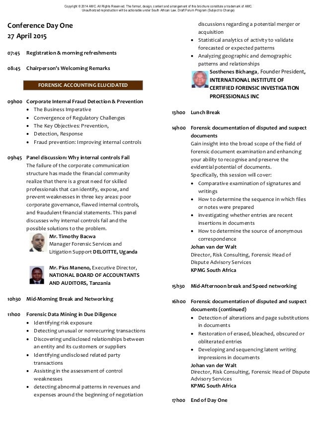 exploratory animal and medical research forensic accounting resume