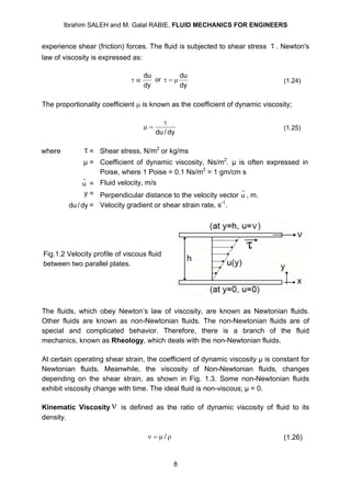 Fluid Mechanics For Engineers 1st Edition Edition M. Galal Rabie | PDF