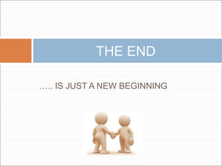 ….. IS JUST A NEW BEGINNING
THE END
 