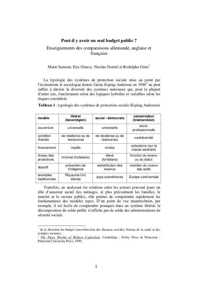 Article Rffp Peut Il Y Avoir Un Seul Budget Public 22 12 11