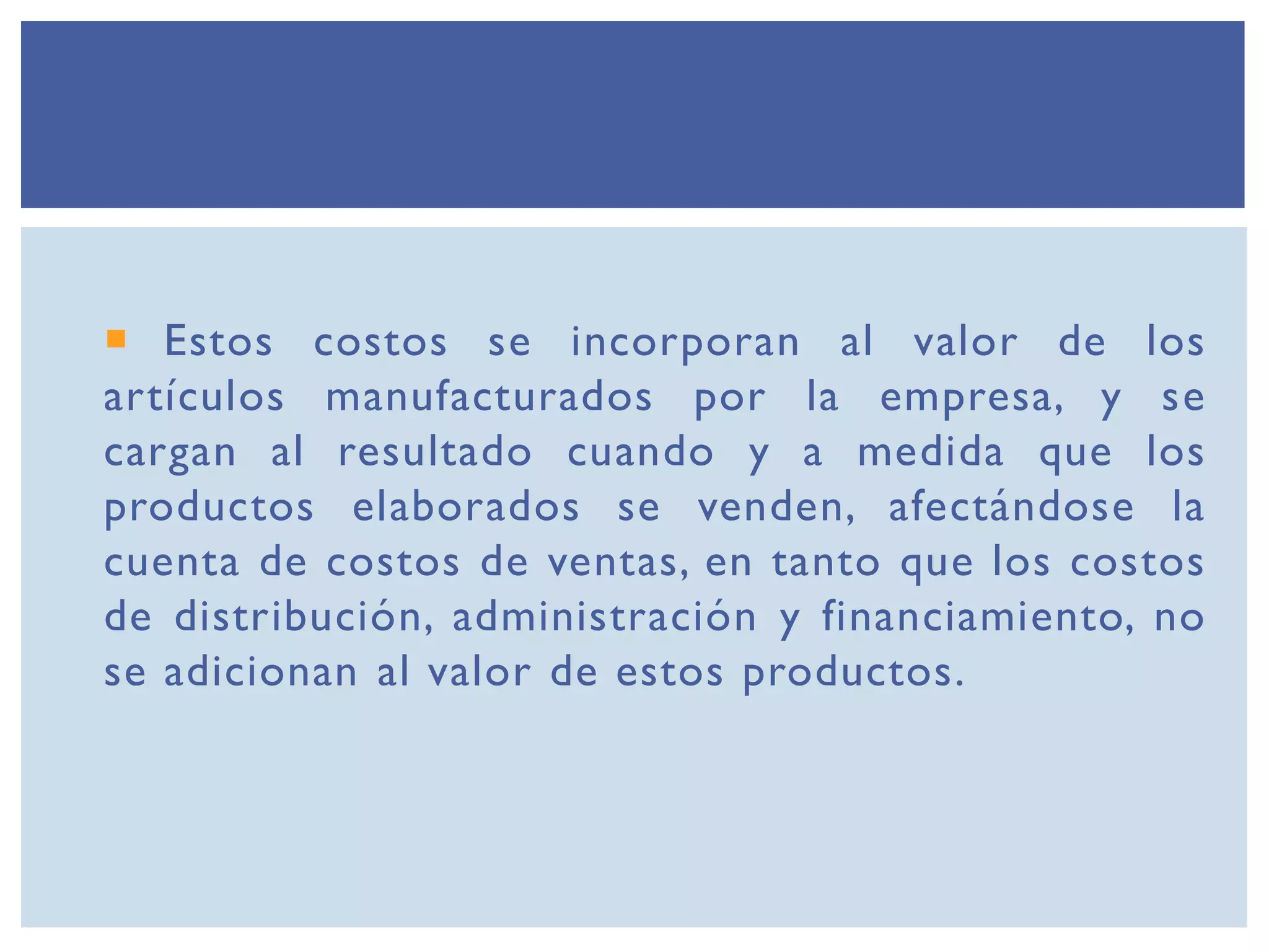 Elementos del Costo y Clasificacion | PDF