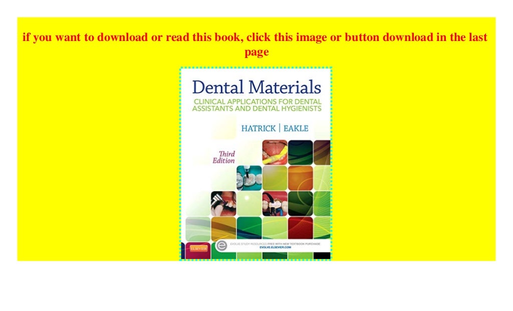 Dental Materials Clinical Applications for Dental Assistants and