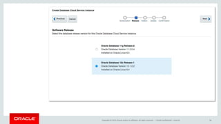 Copyright © 2015, Oracle and/or its affiliates. All rights reserved. | Oracle Confidential – Internal 34
 