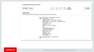 Copyright © 2015, Oracle and/or its affiliates. All rights reserved. | Oracle Confidential – Internal 37
 